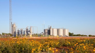 Fracking is used to bring up natural gas for fuel