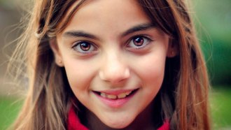 Brown eyes, blue eyes and green eyes all see perfectly well. Their different colors are due to variations, or alleles, in one gene.