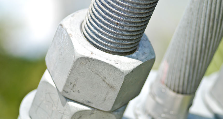 This nuts were screwed on to this bolt by applying torque.