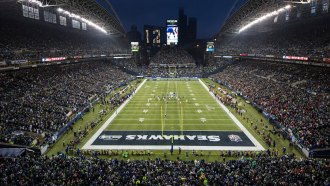 Ground-shaking by crazed football fans at the Seattle Seahawks’ home stadium has been used to test seismic equipment.